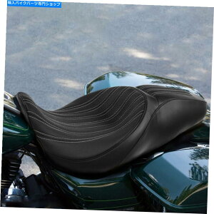 Seats n[[frbh\cA[[hLOOCh2009NɓKhCo[Ə Driver & Passenger Seat Fit For Harley Davidson Touring Road King Glide 2009-up