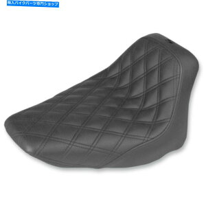 Seats ThubNlQ[hiqXeb`\V[gn[[06-17\tgACFLST/N/C Saddlemen Black Renegade Lattice Stitch Solo Seat Harley 06-17 Softail FLST/N/C