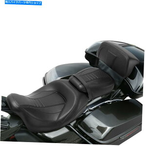 Seats C_[̏ +obNXgpbhn[[c[O[hOCh2014-2022ɓKĂ܂ Rider Passenger Seat + Backrest Pad Fit For Harley Touring Road Glide 2014-2022