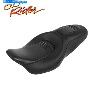 Seats C.C.n[[c[O[hOCh2009+ɓKC_[hCo[̏ C.C. RIDER Driver Passenger Seat Fit For Harley Touring Road Glide 2009+