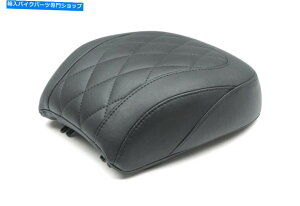 Seats �}�X�^���O�u���b�N���C�h�g���b�p�[�㕔����ȃ_�C�������h�n�[���[�\�t�g�A�C��FLFB 18+ Mustang Black Wide Tripper Rear Passenger Seat Diamond Harley Softail FLFB 18+�y���s�A���i�z