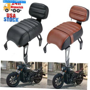 Seats CfBAXJEg̃{bô߂̃uPbgpbht㕔Ȃ̃obNXg210 ABS 2020 Rear Seat Backrest w/ bracket Pad For Indian Scout Bobber Twenty Sixty ABS 2020
