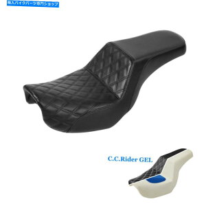 Seats n[[_Ci[C_[t@bg{uɓKs[XhCo[̏qWFV[g06-17 One Piece Driver Passenger Gel Seat Fit For Harley Dyna Low Rider Fat Bob 06-17