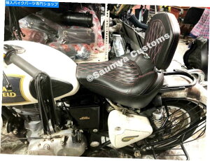 Seats �ÓT�I�Ȓe�ۃG���N�g���̂��߂̃y���^�S���o�b�N���X�g�t���X�^�C���b�V���ȃ_�C�������h�o�P�b�g�V�[�g Stylish Diamond Bucket Seat with Pentagon Backrest For RE Classic Bullet Electra�y���s�A���i�z