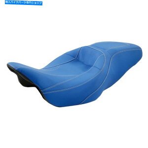 Seats n[[c[O[hXg[gOChɓKu[hCo[̏q2AbvV[g09-22 Blue Driver Passenger 2-Up Seat Fits for Harley Touring Road Street Glide 09-22