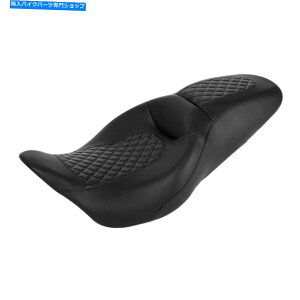 Seats n[[c[O[hLOOCh2009-2022ubNɓKhCo[Ə Driver & Passenger Seat Fit For Harley Touring Road King Glide 2009-2022 Black