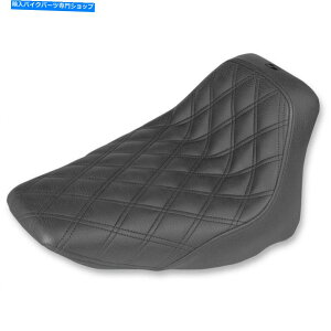 Seats Th}ubNlQ[hiqXeb`\V[g2006-17n[[FLSTC/N Saddlemen Black Renegade Lattice Stitch Solo Seat 2006-17 Harley FLSTC/N