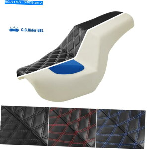Seats WFhCo[Əq2wCi_Ci[C_[X[p[OChɃtBbgV[g06-17 Gel Driver & Passenger 2 Up Seat Fit For Harley Dyna Low Rider Super Glide 06-17