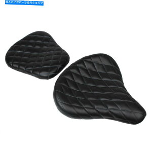 Seats ���C�����G���t�B�[���h�_�C�������h�X�^�C���̃��C�_�[�ƃs���I���V�[�g�u���b�N�X�v�����O�t���e�� Royal Enfield Diamond Style Rider and Pillion Seat Black For Bullet With Spring�y���s�A���i�z