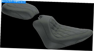 Seats �}�X�^���O76763���C�h�g���b�p�[�\�����A�V�[�g�u���b�N - �_�C�������h�X�e�b�` Mustang 76763 Wide Tripper Solo Rear Seat Black - Diamond Stitch�y���s�A���i�z