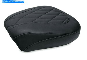 Seats �}�X�^���O���C�h�g���b�p�[���A�V�[�g�_�C�������h�X�e�b�`�n�[���[�_�C�iFXD 2006-2017 Mustang Wide Tripper Rear Seat Diamond Stitch Harley Dyna FXD 2006-2017�y���s�A���i�z