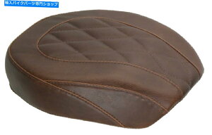 Seats }X^OChgbp[uE_ChXeb`2006-2017n[[_CĩAV[g Mustang Wide Tripper Brown Diamond Stitch Rear Seat For 2006-2017 Harley Dyna