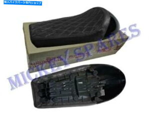 Seats {ṽCGtB[hGTC^[Zv^[650 D7VOV[gubNJE Genuine Leather Royal Enfield GT & Interceptor 650 D7 Single Seat & Black Cowl