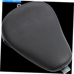 Seats DSubNrj[n[[_rbh\[hX^[̂߂̃ubNrj[X[Y{o[\V[g2016-2020 DS Black Vinyl Smooth Bobber Solo Seat for Harley-Davidson Roadster 2016-2020