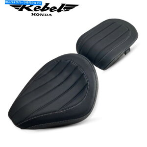 Seats Honda Rebel CMX 1100 21 22̍_ufAV[gNbV BLACK REPLACEMENT DOUBLE DUAL SEAT CUSHION FOR HONDA REBEL CMX 1100 21 22