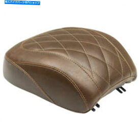 Seats マスタングオートバイ製品助手席 - ダイヤモンド - 茶色-FLFB83024 MUSTANG MOTORCYCLE PRODUCTS PASSENGER SEAT - DIAMOND - BROWN - FLFB 83024