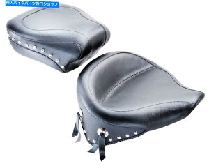Seats }X^OChX^bYtߍ݌㕔00-03n[[frbh\we[WXvK[ Mustang Wide Studded Recessed Rear Seat 00-03 Harley Davidson Heritage Springer