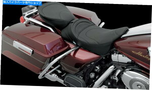 Seats ドラッグスペシャリティワイド - マイルドステッチソロリア/ピリオンシート0801-0467 Drag Specialties Wide - Mild Stitch Solo Rear/Pillion Seat 0801-0467