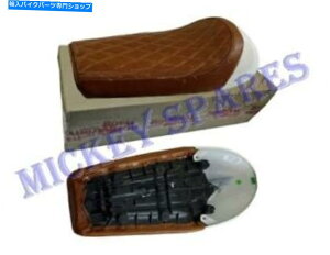 Seats {ṽCGtB[hGTC^[Zv^[650 D5VOV[gzCgJE Genuine Leather Royal Enfield Gt & Interceptor 650 D5 Single Seat & White Cowl