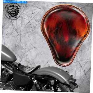 Seats t[X|[cX^[04-20ubNbh̃\V[gV[g Solo Seat seat on frame Sportster 04-20 black red