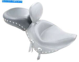 Seats 2006N2010Ñ}X^OChX^bYtߍ݌㕔ȃn[[frbh\FXST Mustang Wide Studded Recessed Rear Seat For 2006-2010 Harley Davidson FXST