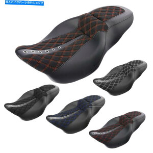 Seats hCo[̏q2ȃn[[frbh\c[O[hOCh09-22ɓKĂ܂ Driver Passenger Two Up Seat Fit For Harley Davidson Touring Road Glide 09-22