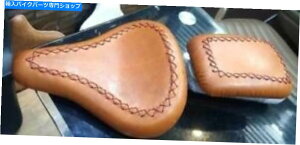 Seats ���U�[�V�[�g�^���t�����g�A���h���A�V�[�g���C�����G���t�B�[���h�X�^���_�[�h���}�`�X�� Leather Seat Tan Front and Rear Seat Royal Enfield Standard & Machismo