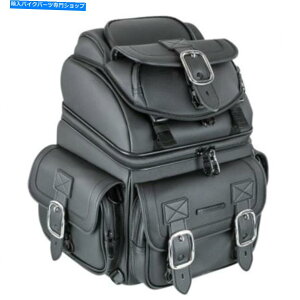 Seats Saddlemen BR1800D Sissy Bar Bag -Black Ex000971 SADDLEMEN BR1800D SISSY BAR BAG - BLACK EX000971�y���s�A���i�z