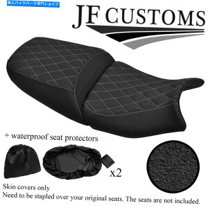 Seats Suzuki GSF 650 1250 07-12V[gJo[Zbg+2x WSPpDSG4O[Xeb`JX^ DSG4 GREY STITCH CUSTOM FOR SUZUKI GSF 650 1250 07-12 SEAT COVER SET+2X WSP