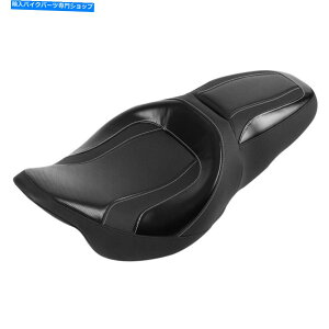 Seats n[[c[O[hXg[gOCh2009-2022ɓKubNhCo[̏ Black Driver Passenger Seat Fit For Harley Touring Road Street Glide 2009-2022