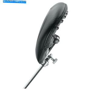 Seats �}�X�^���O79590�u���b�Nw/�u���b�N�X�^�b�h�T�~�b�g�c�[�����O�V�[�g7�̎��O���\�ȃo�b�N���X�g Mustang 79590 Black w/ Black Studs Removeable Backrest for Summit Touring Seat 7