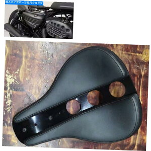 Seats n[[frbh\X|[cX^[I[goC\V[gubNƃz[U[1Zbg 1Set For Harley Davidson Sportster Motorcycle Solo Seat Black With Hole Leather