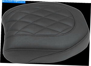 Seats }X^OChgbp[\V[gubN_ChA - sIpbh75039 Mustang Wide Tripper Solo Seat Black Diamond Rear - Pillion Pad 75039