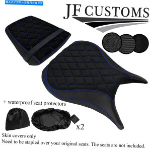 Seats }nYZF R6 600 98-02rj[V[gJo[ + 2x WSPpDSG3u[STJX^ DSG3 BLUE ST CUSTOM FOR YAMAHA YZF R6 600 98-02 VINYL SEAT COVERS + 2X WSP