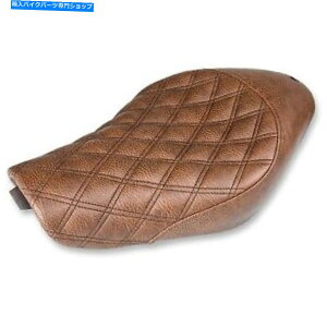 Seats ThuElQ[hiqXeb`\V[g04-20X|[cX^[4.5K^N Saddlemen Brown Renegade Lattice Stitch Solo Seat 04-20 Sportster 4.5 Gal Tank