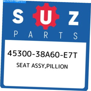 Seats 45300-38A60-E7TXYLV[gAbZCAsI4530038A60E7TAV{OEMp[c 45300-38A60-E7T Suzuki Seat assy,pillion 4530038A60E7T, New Genuine OEM Part