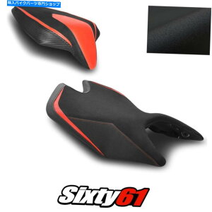 Seats Apryia Tuono Rs 660V[gJo[2021 2022 Black Red Luimoto Tec-Grip Suede Aprilia Tuono RS 660 Seat Covers 2021 2022 Black Red Luimoto Tec-Grip Suede