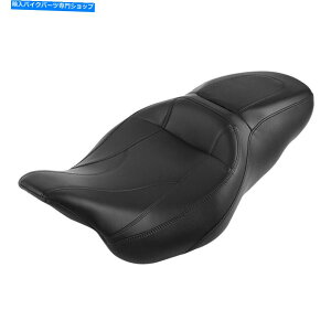 Seats n[[c[OCVO[hGNgOChɃtBbgubNhCo[̏09-22 Black Driver Passenger Seat Fit For Harley Touring CVO Road Electra Glide 09-22