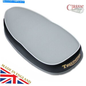 Seats Triumph 5TA TR5 T100 T120�f���v���b�N�X�Œ�u���P�b�g�V�[�g650cc�O���[�g�b�v Triumph 5TA TR5 T100 T120 Duplex Fixed Bracket Seat 650cc Grey Top�y���s�A���i�z