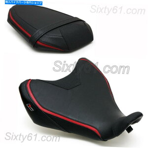 Seats MT07V[gJo[2014-2016 2017}nMT-07ubNbhC_[̏qCg MT07 Seat Cover 2014-2016 2017 Yamaha MT-07 Black Red Rider Passenger Luimoto