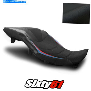 Seats BMW S1000XRV[gJo[2020 2021 2022tgubNCgebNObvXG[h BMW S1000XR Seat Cover 2020 2021 2022 Front Black Luimoto Tec-Grip Suede
