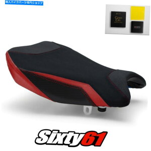 Seats XYLGSXR 1000V[gJo[ƃQ2017-2020 2021bhCgebNObvXG[h Suzuki GSXR 1000 Seat Cover and Gel 2017-2020 2021 Red Luimoto Tec-Grip Suede