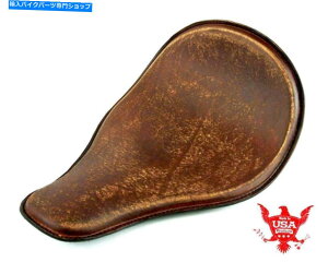 Seats t̃\V[g`bp[X|[X^[n[[_Ci11x15 "nCobNufBXgU[ Spring Solo Seat Chopper Sporster Harley Dyna 11x15" High Back Brn Dist Leather