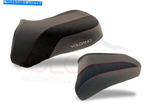 Seats ヤマハスーパーテネア1200 2010-2020火山設計シートカバーレッドY026CA51をフィット Fit Yamaha Super Tenere 1200 2010-2020 Volcano Design Seat Cover Red Y026Ca51