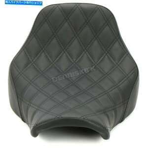 Seats Saddlemen Black Renegade Lattice Stitch Solo Seat-818-30-102LS Saddlemen Black Renegade Lattice Stitch Solo Seat - 818-30-102LS