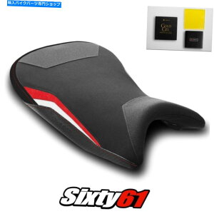 Seats BMW S1000RV[gJo[ƃQ2021 2022bhzCgCgebNObvXG[h BMW S1000R Seat Cover and Gel 2021 2022 Red White Luimoto Tec-Grip Suede