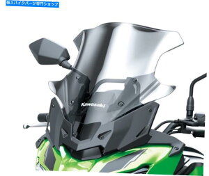 Seats 2023{OEM Kawasaki Versys 650 10cmw̍̃tgKX +uPbgLbg 2023 GENUINE OEM KAWASAKI VERSYS 650 10CM TALLER SMOKE WINDSCREEN + BRACKET KIT
