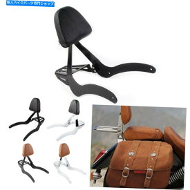 Seats シッシーバーパッセンジャーバックレストパッド +インドスカウトのためのスプール60 /腹筋 Sissy Bar Passenger Backrest Pad + Mouting Spools For Indian Scout Sixty /ABS