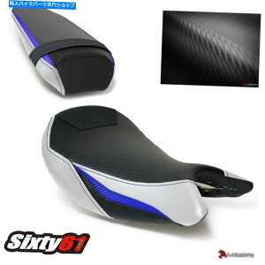 Seats XYLGSXS 1000V[gJo[2015-2019 2020CgtgAu[zCgJ[{ Suzuki GSXS 1000 Seat Covers 2015-2019 2020 Luimoto Front Rear Blue White Carbon