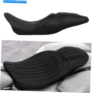 Seats n[[V[g[hXg[gGNgOChFLHX 09-21ɓKhCo[Ə Driver & Passenger Seat Fit For Harley Seat Road Street Electra Glide FLHX 09-21